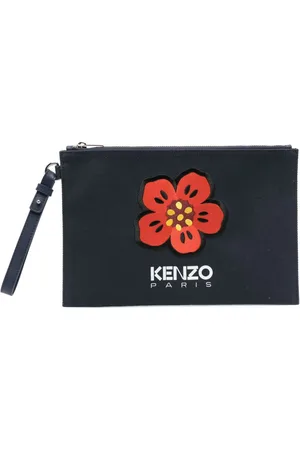 Kenzo Boke Flower motif clutch