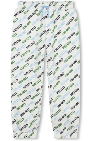 Kenzo Logo-print cotton track pants