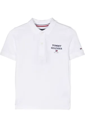 Tommy Hilfiger Embroidered-logo piqué-weave polo shirt