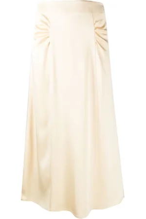 HUGO BOSS Vaniki satin-weave skirt