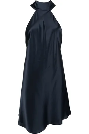 Michelle Mason Halterneck silk minidress