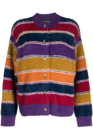 tout a coup Stripe-print cardigan