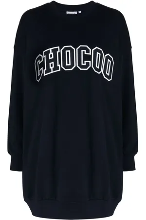 Chocoolate Logo crew-neck dress