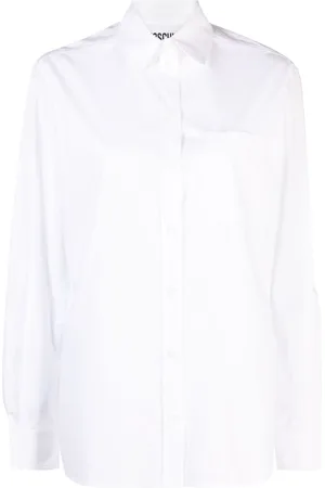 Moschino Logo-print poplin shirt