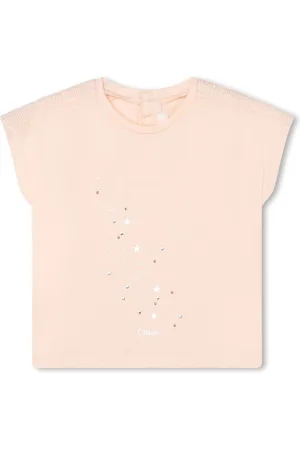 Chloé Logo-embroidered cotton T-shirt