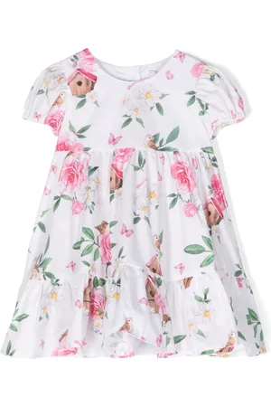 MONNALISA Floral-print cotton dress