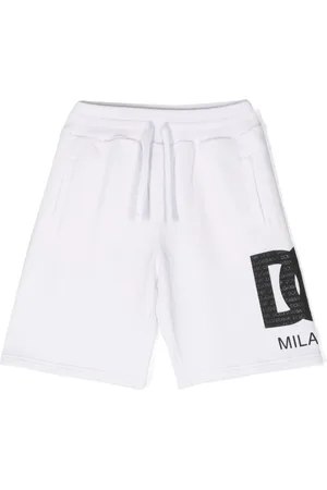Dolce & Gabbana Logo-print cotton shorts