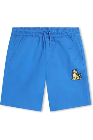 Kenzo Logo-embroidered track shorts
