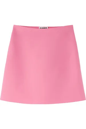 Jil Sander A-line high-waisted mini skirt