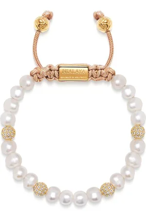 Nialaya Freshwater pearl beaded bracelet