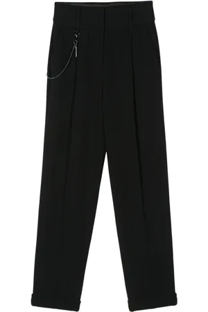 Emporio Armani Pleat-detail straight-leg trousers