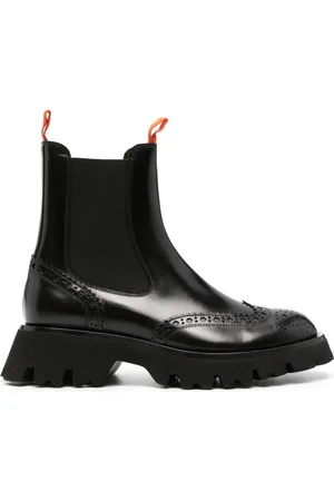 santoni 45mm leather Chelsea boots