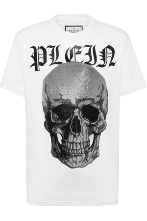 Philipp Plein Crystals Skull cotton T-shirt