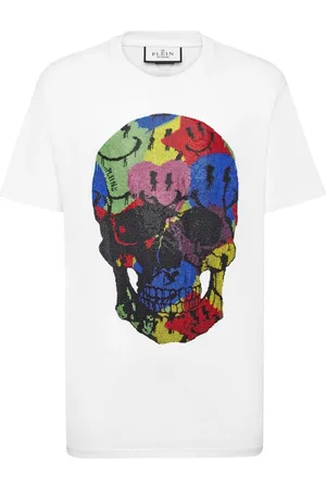 Philipp Plein Smile-print cotton T-shirt