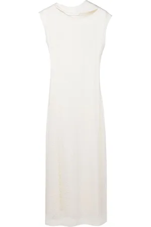 Gloria Coelho Sequin-embellished asymmetric-neck dress