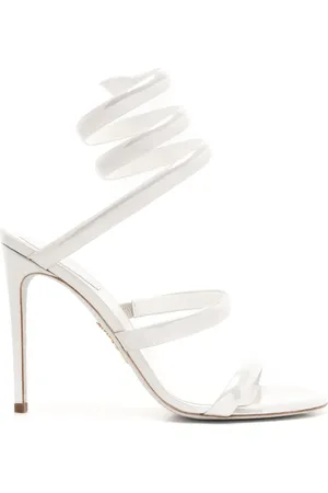 RENE CAOVILLA Cleo 105mm pearlescent sandals