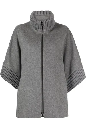 Cinzia Rocca Wide-sleeves virgin wool jacket