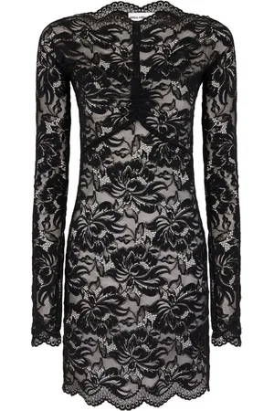 Paco rabanne Floral-lace mini dress