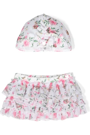 MONNALISA Floral-print ruffled tutu