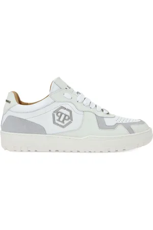 Philipp Plein Hexagon low-top leather sneakers