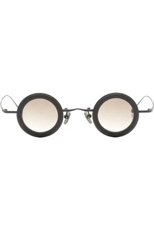 RIGARDS Round-frame titanium sunglasses