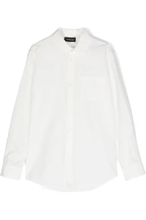MONNALISA Long-sleeved cotton shirt