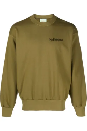 ARIES Slogan-print cotton sweatshirt