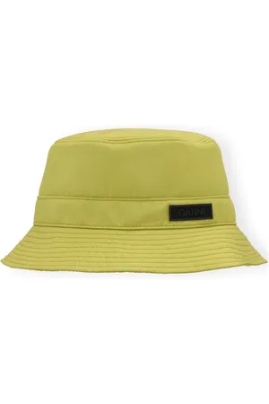 Ganni Logo-appliqué bucket hat