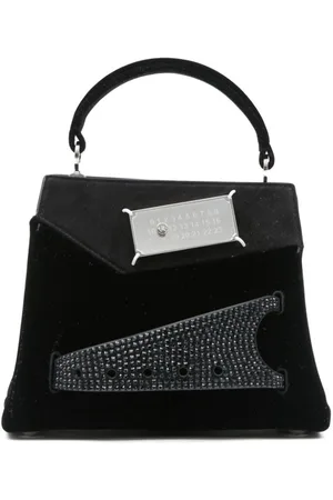 Maison Margiela Small Snatched suede tote bag