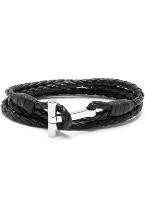 Tom Ford Braided leather bracelet