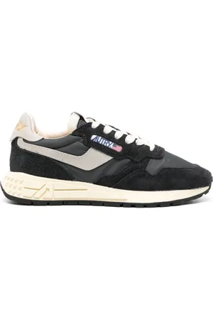 Autry Reelwind panelled suede sneakers