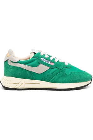 Autry Reelwind panelled suede sneakers