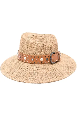Le Mont St Michel Virginie decorative belt fedora hat