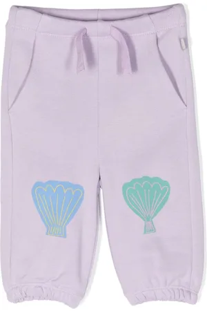Stella McCartney Seashell-print cotton track pants