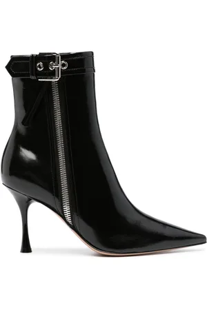 Gianvito Rossi 95mm leather ankle boots