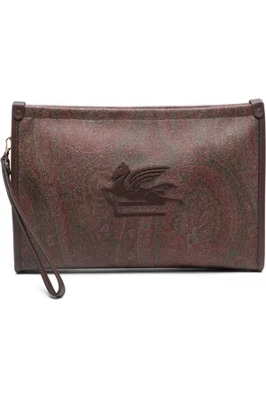 Etro Essential paisley-print clutch bag