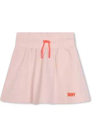 DKNY Elasticated-waistband cotton skirt
