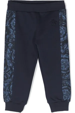 VERSACE Barocco-print cotton track pants