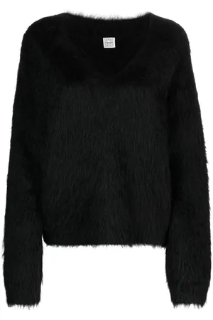 Totême Brushed V-neck jumper