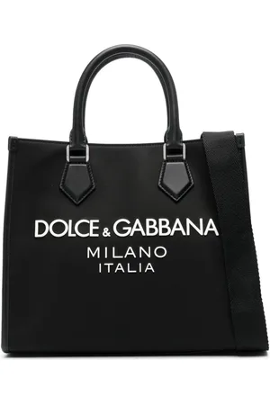 Dolce & Gabbana Logo-embossed canvas tote bag