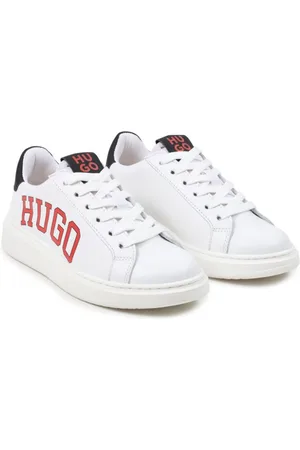HUGO BOSS Logo-print leather sneakers
