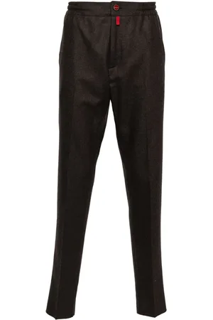 Kiton Cropped straight-leg trousers