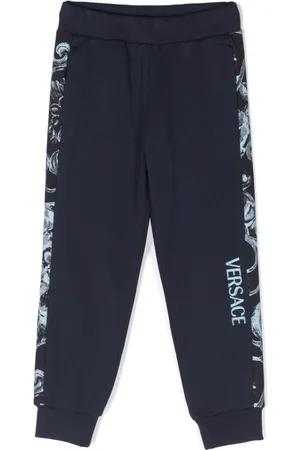 VERSACE Barocco-print cotton track pants
