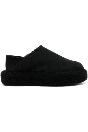 Natasha Zinko Monster shearling convertible slides