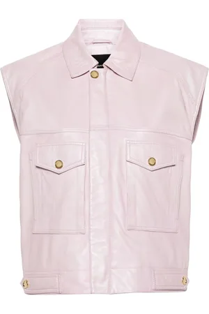 Pinko Sleeveless leather gilet
