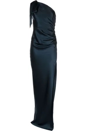 Michelle Mason Asymmetric silk maxi gown