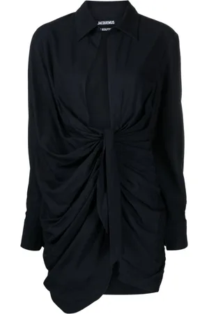 Jacquemus La Robe Bahia draped minidress