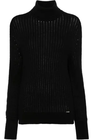 Kiton Roll-neck ribbed-knit jumper