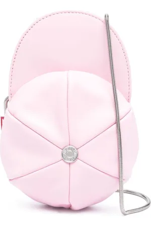 Moschino Logo-appliqué leather crossbody bag