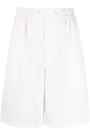 Prada Elasticated-waistband cotton shorts